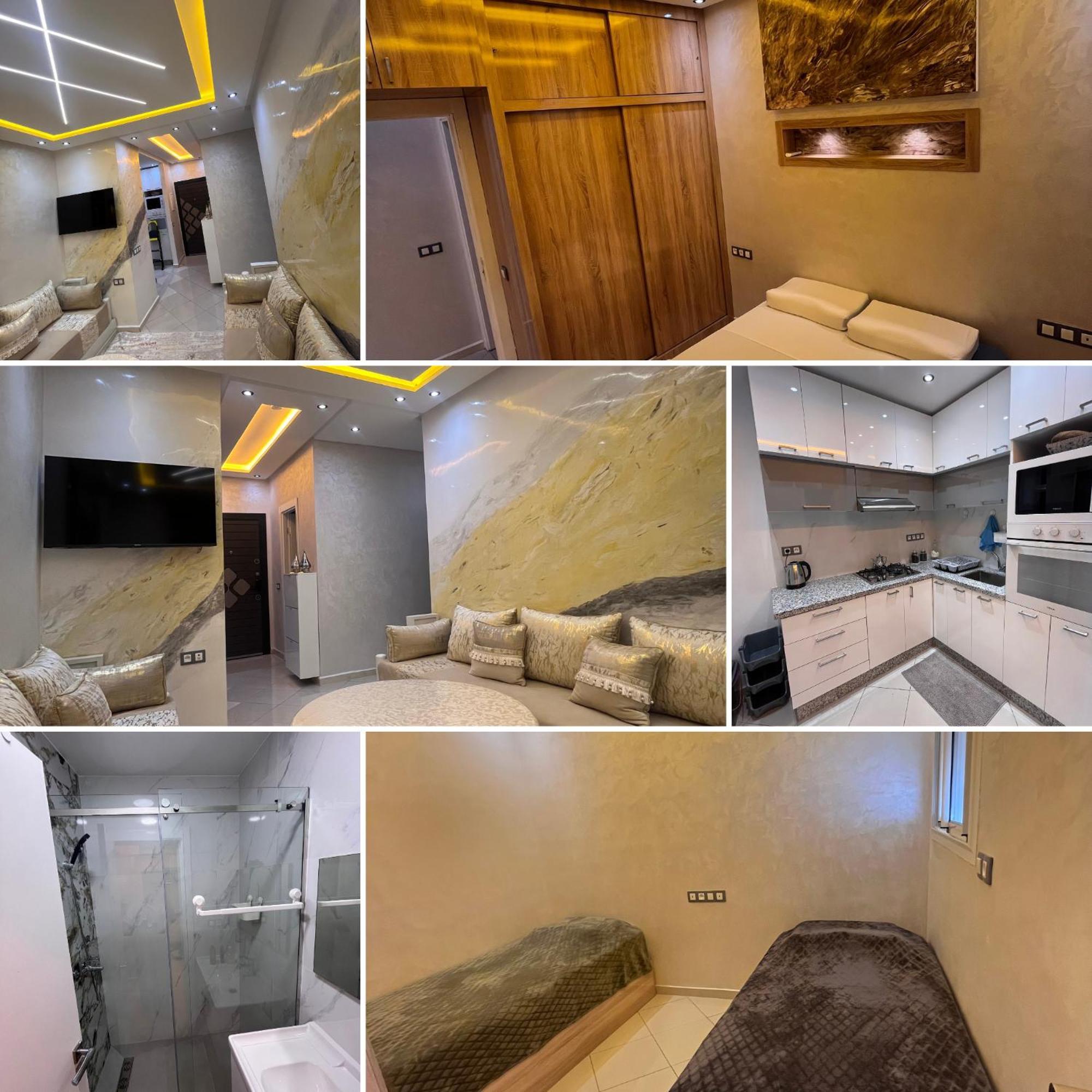 Appartement Renove Avec Style Et Parking Surveille Marrakesh Buitenkant foto