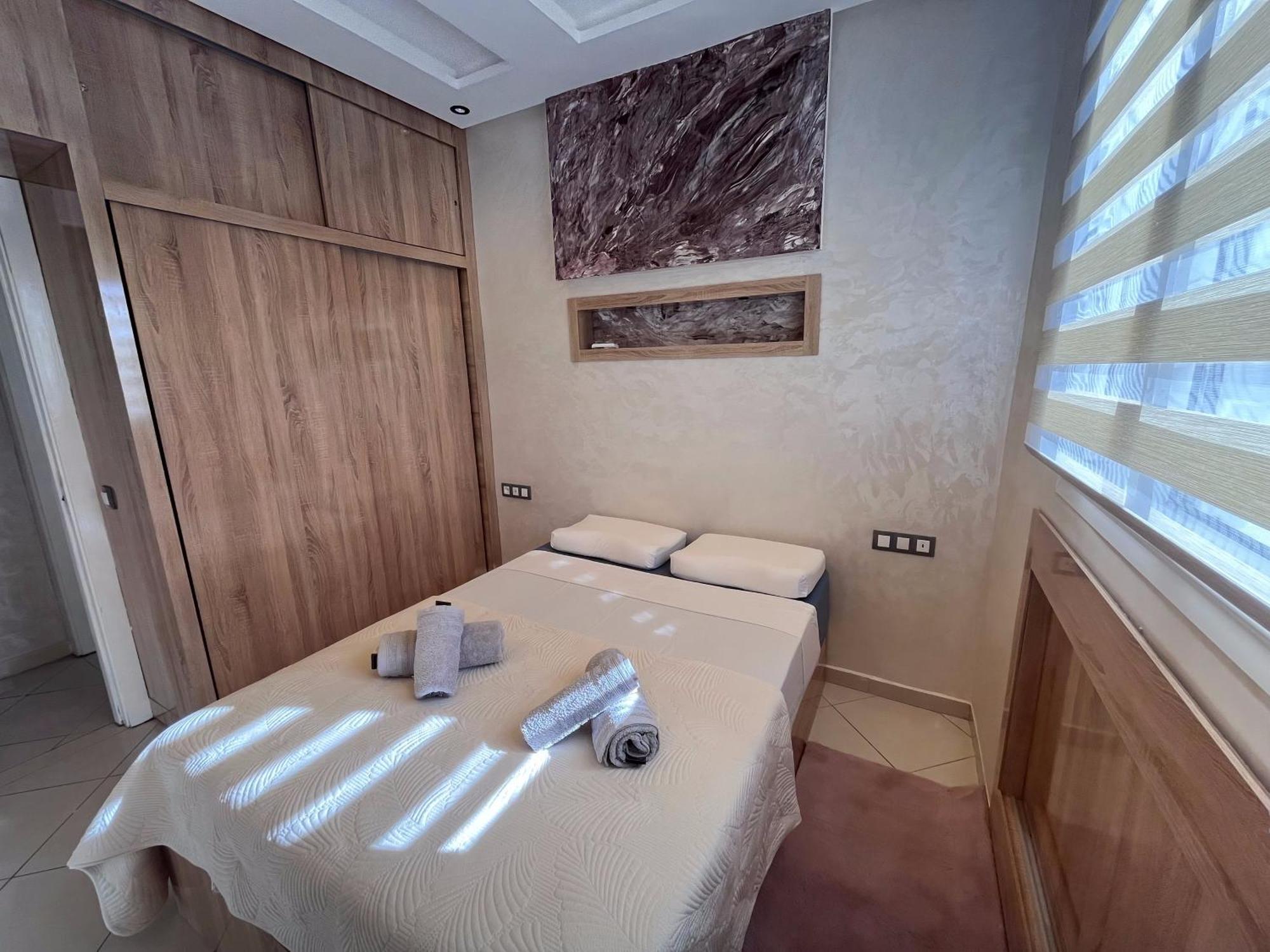 Appartement Renove Avec Style Et Parking Surveille Marrakesh Buitenkant foto